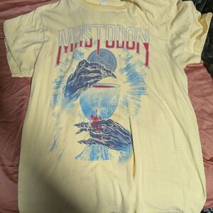 Mastodon Graphic T-Shirt in Yellow
